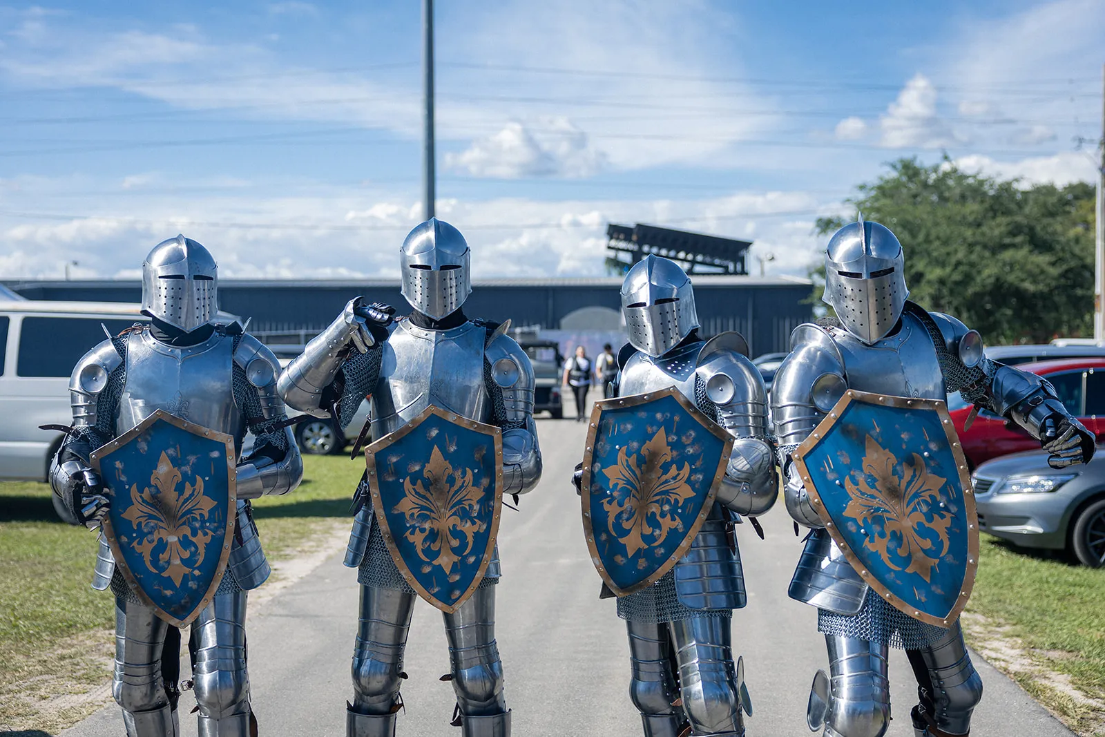 Knights in armor · Forbidden Kingdom Orlando